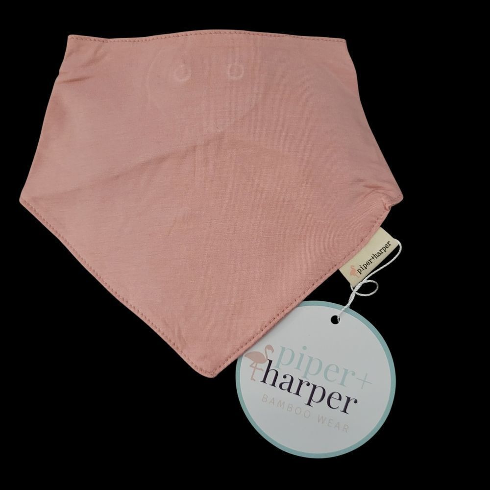 Piper + Harper Pink Bandana Bib